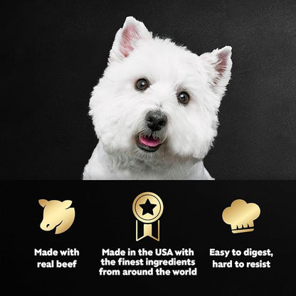 Cesar Filets in Gravy, Adult Wet Dog Food, Prime Rib Flavor, Wet Food for Dogs, 3.5 oz Trays, 24 Count