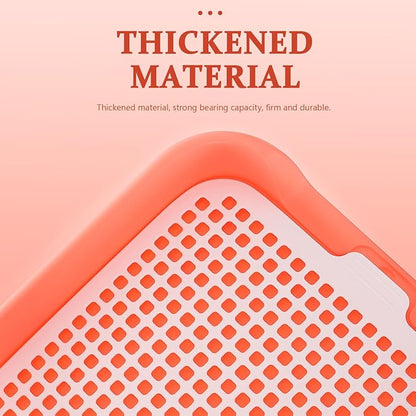 ULTECHNOVO Mesh Dog Toilet Tray Indoor Puppy Potty Trainer Anti-Slip Dog Pee Tray Lightweight Durable 6.9X5.5 Inch for Easy Cleaning and Training