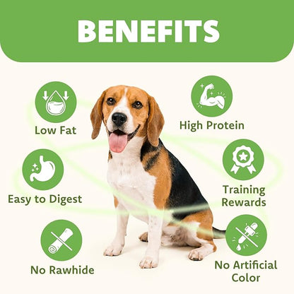 MON2SUN Chicken Wrapped Sweet Potato Dog Treats for All Breeds, Rawhide-Free Soft Chews for Training, No Artificial Colors, 25 oz