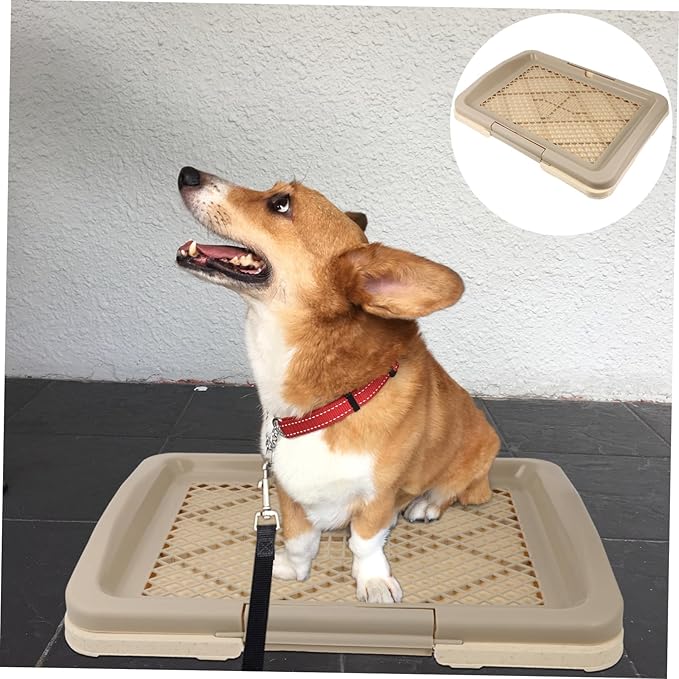 VANZACK Household Puppy Training Tray Pee Pad Holder for Dogs Dog Accessory Plastic