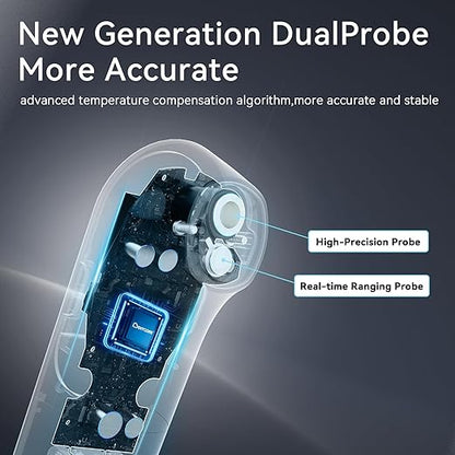 Berrcom Dual Probe Forehead Thermometer - No Touch Digital Thermometer for Adults, Kids, Babies with LED Display, Fever Alarm & Fast Reading