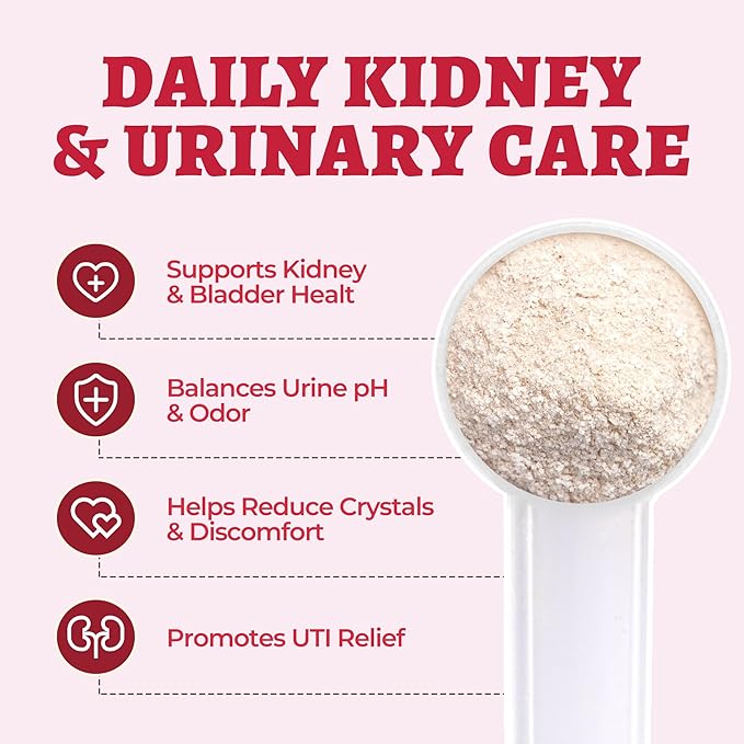 Wellix 8.8oz Large Dog and Cat Urinary Supplement - Rich in Omega-3,Cranberry for Cat UTI Treatment -Urinary Tract Podwer for Bladder & Kidney Support - Mixing with Dog&Cat Food Topper