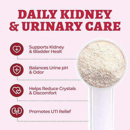 Wellix 8.8oz Large Dog and Cat Urinary Supplement - Rich in Omega-3,Cranberry for Cat UTI Treatment -Urinary Tract Podwer for Bladder & Kidney Support - Mixing with Dog&Cat Food Topper