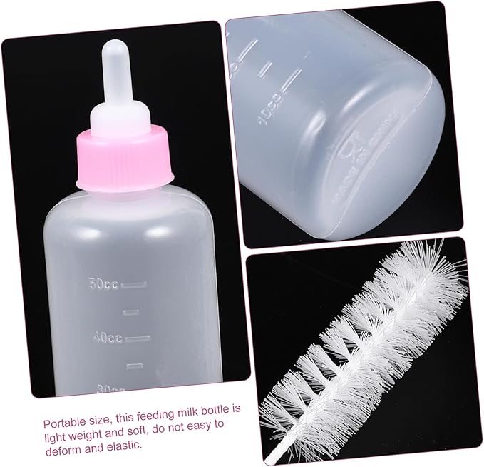 Yardwe Small Cat Milk Bottle Pet Feeder Bottle Reusable Nursing Pet Nursing Feeder