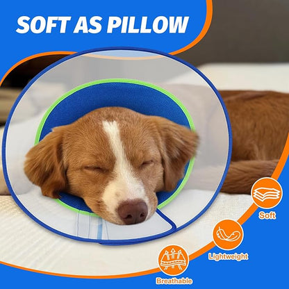 Dog Cone Collar with Soft Liner to Stop Licking, Elizabeth Recovery Collar After Surgery for Large Medium Dogs, Comfortable Pet Head Cone Alternative for Neutering Spay Injury (XL)