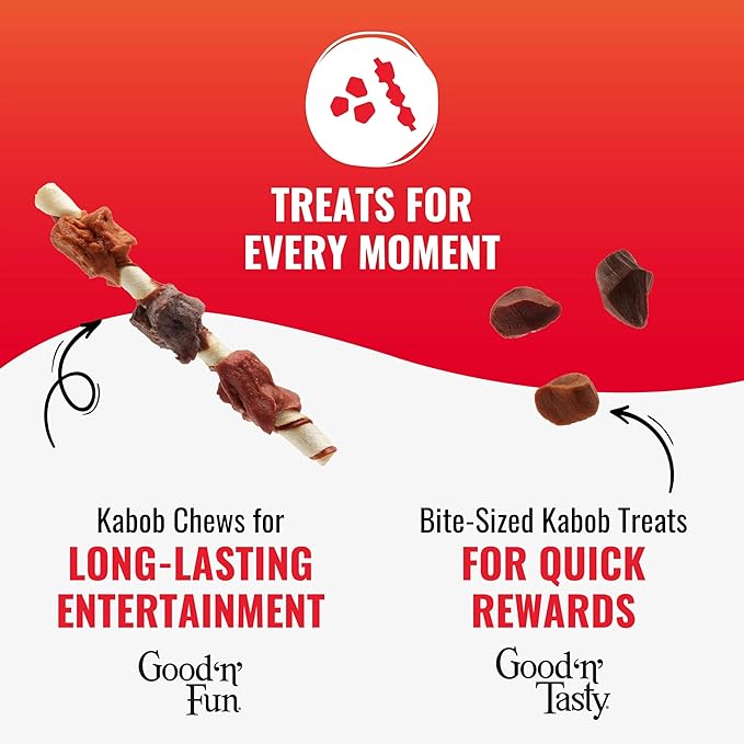 GOOD ‘N’ TASTY KABOB BITES, TREATS FOR DOGS
