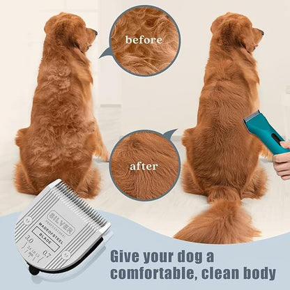5 in 1 Replacement Blades Compatible with Wahl Bravura Clipper Chromado，Creativa，Figura Dog Clippers for Dogs Grooming (5in1/1Pack)