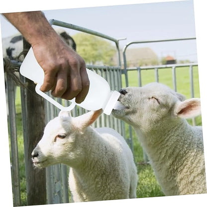 Totority 2pcs Portable Calf Feeding Bottles for Pets Handle Calf Nursing Bottle Material Lactation Support