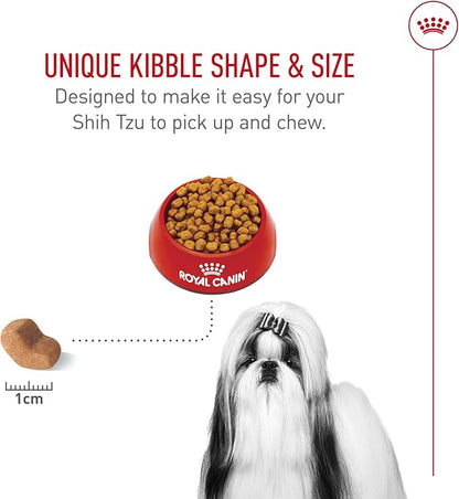 Royal Canin Breed Health Nutrition Shih Tzu Adult Dry Dog Food, 2.5 lb Bag