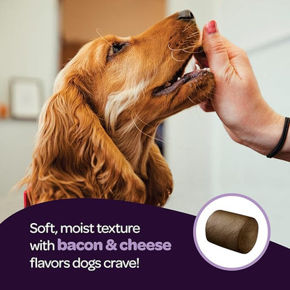 Calming Chews for Dogs | Herbal Dog Calming Chews for Anxiety from Normal and Occasional Stressors Including Separation Storms Grooming & Travel | NASC Certified & Made in the USA | 60 Count