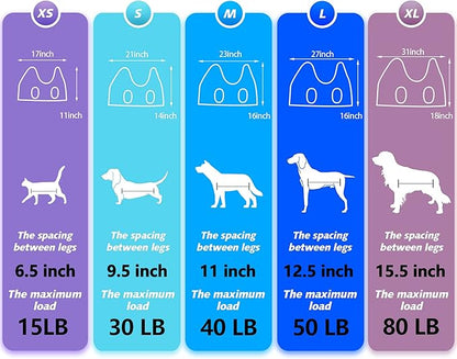 ATESON Pet Grooming Hammock Harness for Cats & XS Small Dogs, Dog Sling for Cutting Nails, Dog Hanging Holder Hanger for Nail Trimming with Nail Clippers, Nail File, Scissors