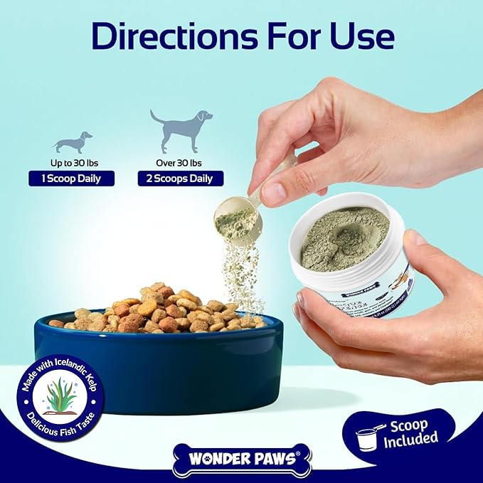 Goat Milk Powder Plus Plaque Defense Powder - for Dog’s Digestion, Skin Health & Oral Health – Goat Milk 90 Scoops – Plaque Defense 60 Scoops