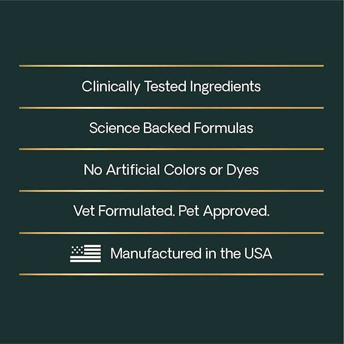 VetriScience Calm & Confident Chews, Composure Clinically Tested Calming and Anxiety Supplement for Dogs, Reduce Stress and Fear, Ideal for Thunderstorms, Fireworks and Travel, Bacon, 120 Count
