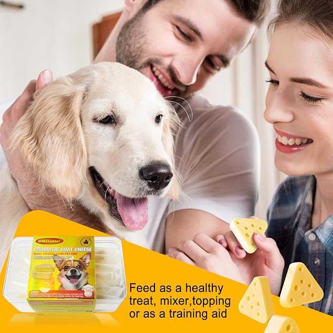 Yak Cheese Dog Chews with Probiotic - 15 Count Natural Cheese Training Rewards for Small, Medium & Large Dogs,High Protein Digestive Health & Skin Coat Support（4.2 oz / 120g）