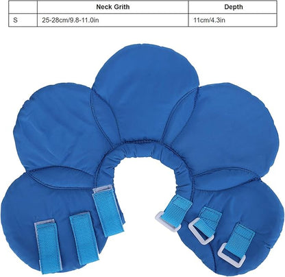 Dog Cone Collar, Wound Healing Protective Cone Surgery Recovery Collars Dog Donut Collar After Surgery Elizabethan Collar for Dogs Adjustable Soft Neck Cone for Small Pet (S)