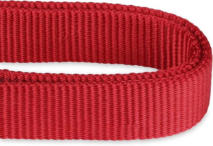 Hyhug Martingale Dog Collar Medium Red |Escape - Proof Heavy Duty Nylon Durable No Slip, Ideal for Training & Daily Walks