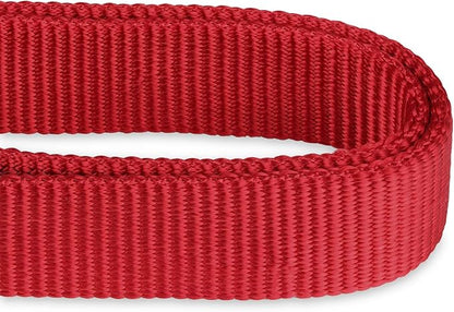 Hyhug Martingale Dog Collar Medium Red |Escape - Proof Heavy Duty Nylon Durable No Slip, Ideal for Training & Daily Walks