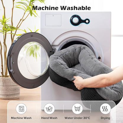 INVENHO Small Dog Bed Washable Orthopedic Calming Warming Durable Pet Bed with Anti-Slip Bottom