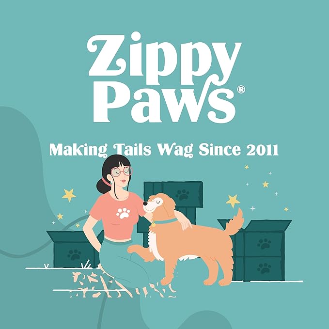 ZippyPaws Skinny Peltz - No Stuffing Dog Toy Pack to Keep Them Busy, for Medium and Large Dogs, Squeaky Pet Toys, Unstuffed Chew Toys, Soft Plush Variety Pack, Fox, Raccoon, and Squirrel - 18"