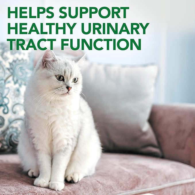 Vet's Best Cat Urinary Supplement, Urinary Tract Support Chewable for Cats, Supports A Healthy Urinary Tract in Cats, 60 Chewable Tablets