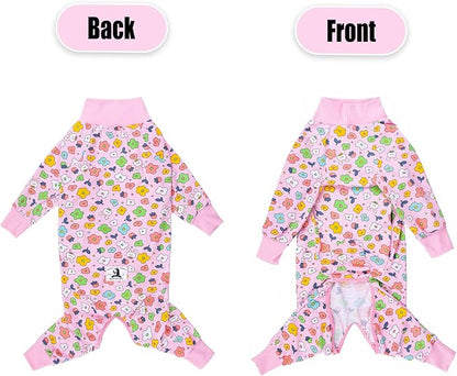 Dog Surgery Recovery Suit Onesies for Large Dogs Spayed Recovery Suit Cone Alternative After Surgery Abdominal Wounds Protector Dog Bodysuit for Medium Large Dogs Pajamas