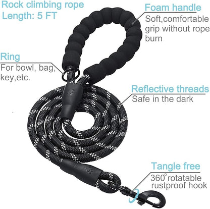 haapaw Martingale Dog Collar with Quick Release Buckle Reflective Dog Training Collars for Small Medium Large Dogs