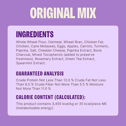 Wellness Old Mother Hubbard Classic Original Mix Dog Biscuits, Natural Training Treats, 4 Flavors, Small Size, 6 lb Bag