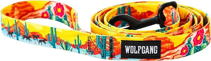 Wolfgang Heavy Duty Dog Leash, Pull-Tested to Over 800 lbs for Walking & Training, PackLeader Print, Small
