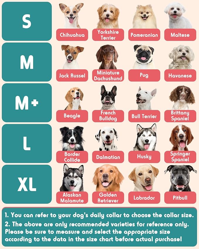 Inflatable Dog Pillow Cone Collar After Surgery, Donut Soft Neck Cone for Husky Border Collie Large Dogs, etc, Recovery E Collar to Stop Pink Donut
