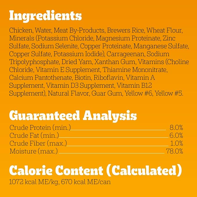 Pedigree Chopped Ground Dinner Adult Soft Wet Dog Food with Chicken, Canned Dog Food, 22 oz. Cans, 12 Count