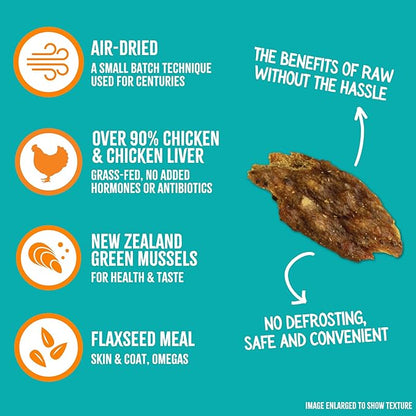 Grandma Mae's Country Naturals RawTernative Air Dried Dog Food. (1LB Chicken & Chicken Liver)