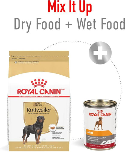 Royal Canin Breed Health Nutrition Rottweiler Adult Dry Dog Food, 30 lb Bag