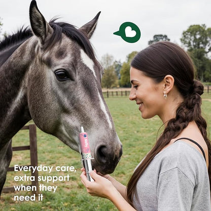 Horse Probiotic Paste – 8 Billion CFU Equine Probiotic with Prebiotics & Vitamins – Hindgut Health, Digestive Balance & Feed Efficiency Support – 80CC