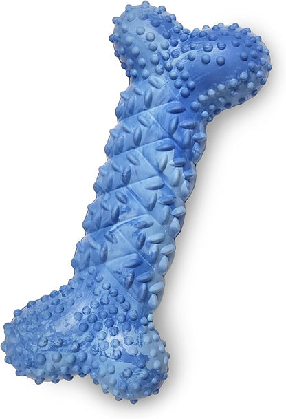 Nylabone Braid Bone Strong Chew Toy for Dogs, Natural Rubber Dog Toy for Moderate & Aggressive Chewers, Peanut Butter Flavor, Medium Dogs - Up to 35 lbs, 1 Count