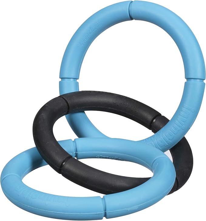 JW Pet Interactive Rubber Tug & Chew Toy Dog Toy, Large