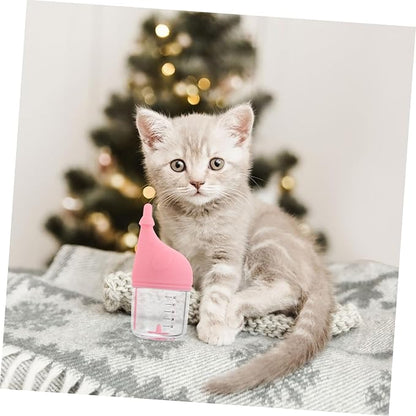 TOYANDONA Pet Nursing Bottle Kitten Bottle for Newborn Puppies and Kittens Cat Milk Feeder Soft Nipple Easy to Clean and Carry