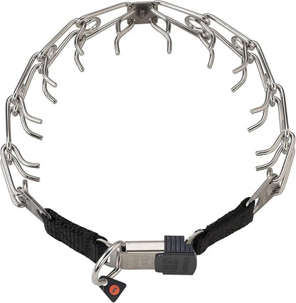 Herm Sprenger Stainless Steel Prong Dog Training Collar with Quick Release Buckle No-Pull Collar for Dogs (Stainless Steel, 16in x 2.25mm (Neck Size Up to 13in))