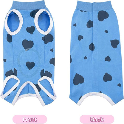 Coppthinktu Recovery Suit for Dogs After Surgery, Dog Onesie Surgery Recovery Suit for Female Spay, Soft Surgical Pajamas Bodysuits for Puppy to Prevent Licking Dog Cone Alternative