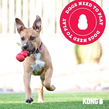 KONG Senior - Dog Toy with Gentle, Natural Rubber - Durable Dog Toy for Older Dogs - Use Treats with Stuffable Chew Toy - Treat Toy for Chewing & Fetching - for Large Dogs