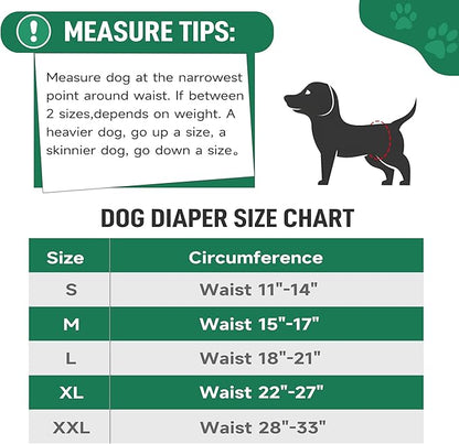 Leekalos Male Dog Diapers, Dog Belly Bands for Male Dogs Wraps Washable Doggie Diapers High Absorbing Dog Belly Bands（5 Pack） (Octopuses+Plain, Large (18"-21"))