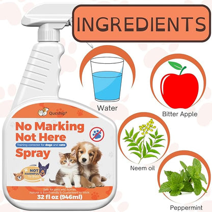 Qucship 32oz Control Indoor Marking with This Easy-to-Use Spray - Eliminate Dog Marking Indoors with This Effective Spray
