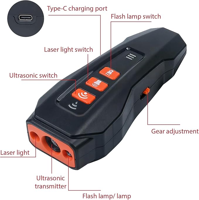 Barks No More Dog Training Device, Ultrasonic Barking Control Whistle Silencer Deterrent Stopper Repeller Aid Safe Pet Guard Anti Unwanted Whining Behavior Outdoor Indoor Silent Remote Clicker Trainer
