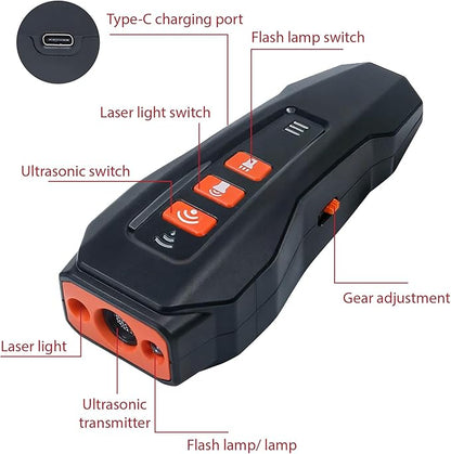 Barks No More Dog Training Device, Ultrasonic Barking Control Whistle Silencer Deterrent Stopper Repeller Aid Safe Pet Guard Anti Unwanted Whining Behavior Outdoor Indoor Silent Remote Clicker Trainer