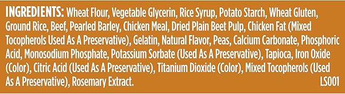 Nutrish Soup Bones Minis Premium Dog Chews with Real Beef and Barley, 96 Chews (Rachael Ray)
