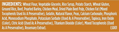 Nutrish Soup Bones Minis Premium Dog Chews with Real Beef and Barley, 96 Chews (Rachael Ray)