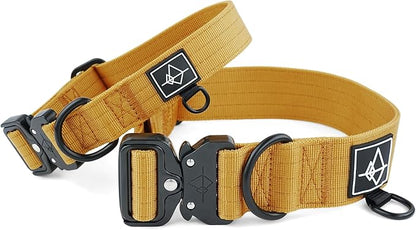 Made to ROAM Premium Dog Collar - Adjustable Heavy Duty Nylon Collar with Quick-Release Metal Buckle (Michigan Autumn, Classic Size 0)