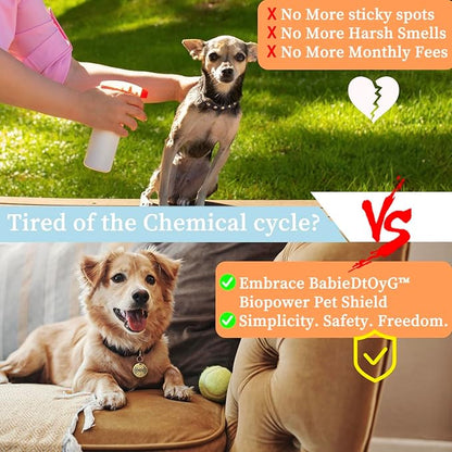 Natural Flea & Tick Repellent Collar Pendant for Dogs & Cats –12-Month Water-Resistant Biomass Energy Pet Shield – Safe for Pets When Used as Directed – Gift Ready (One Size- 2packs)