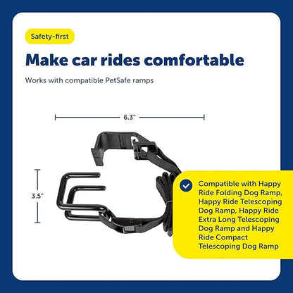 PetSafe Happy Ride Dog Ramp Adaptor - Secure Side Door Entry Support - Portable Ramp Adapter for Cars SUVs & Trucks - Convenient Pet Entry Support - Durable Ramp Connector
