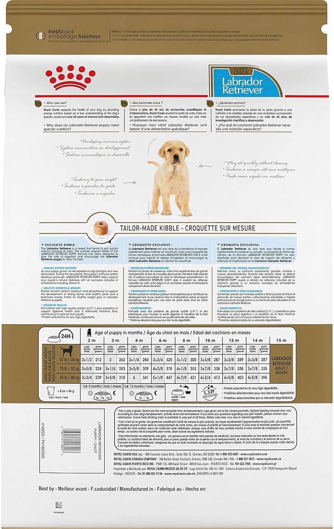 Royal Canin Breed Health Nutrition Labrador Retriever Puppy Dry Dog Food, 30 lb.