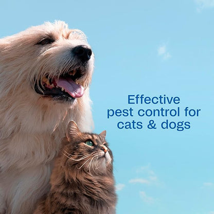 ADAMS Plus Flea & Tick Dog and Cat Spray, Kills Fleas & Ticks, Repels Mosquitoes, Prevents Flea Infestations for up to 2 Months, Flea Treatment for Dogs, Cats, Puppies, & Kittens, 8 Fl oz